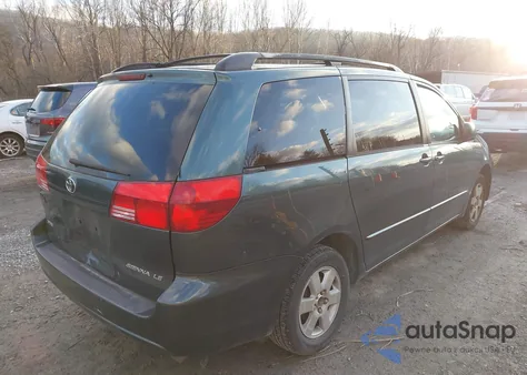 2004 Toyota Sienna Le из США, поврежденный, VIN 5TDZA23C44S077351